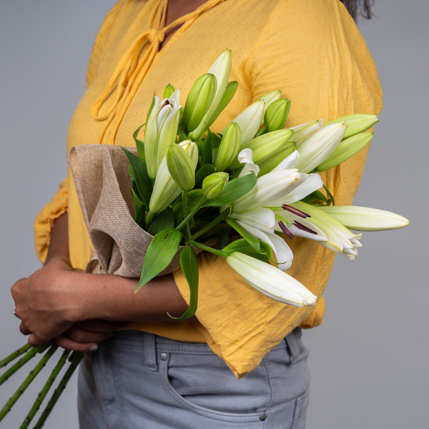 Oriental Lilly White