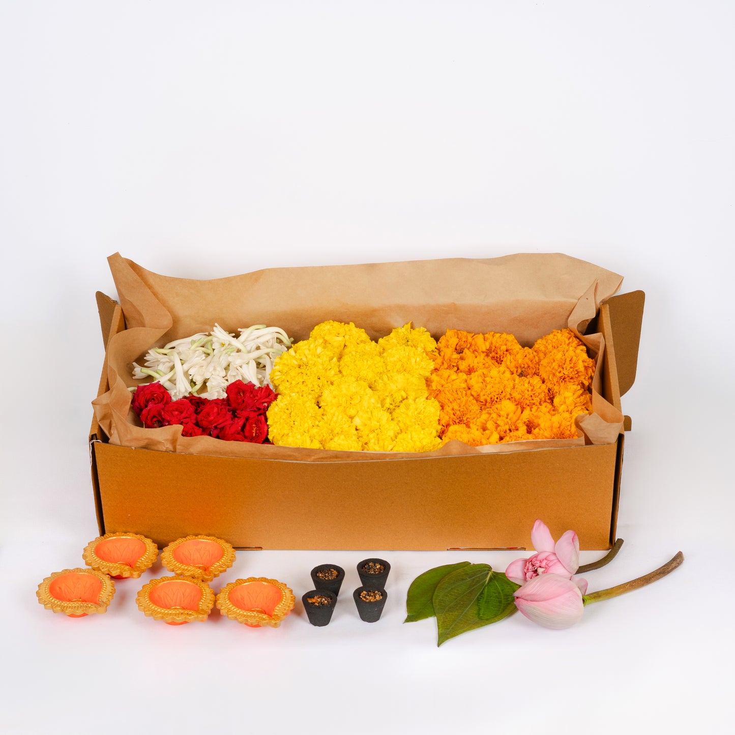 Loose Flower Puja Box